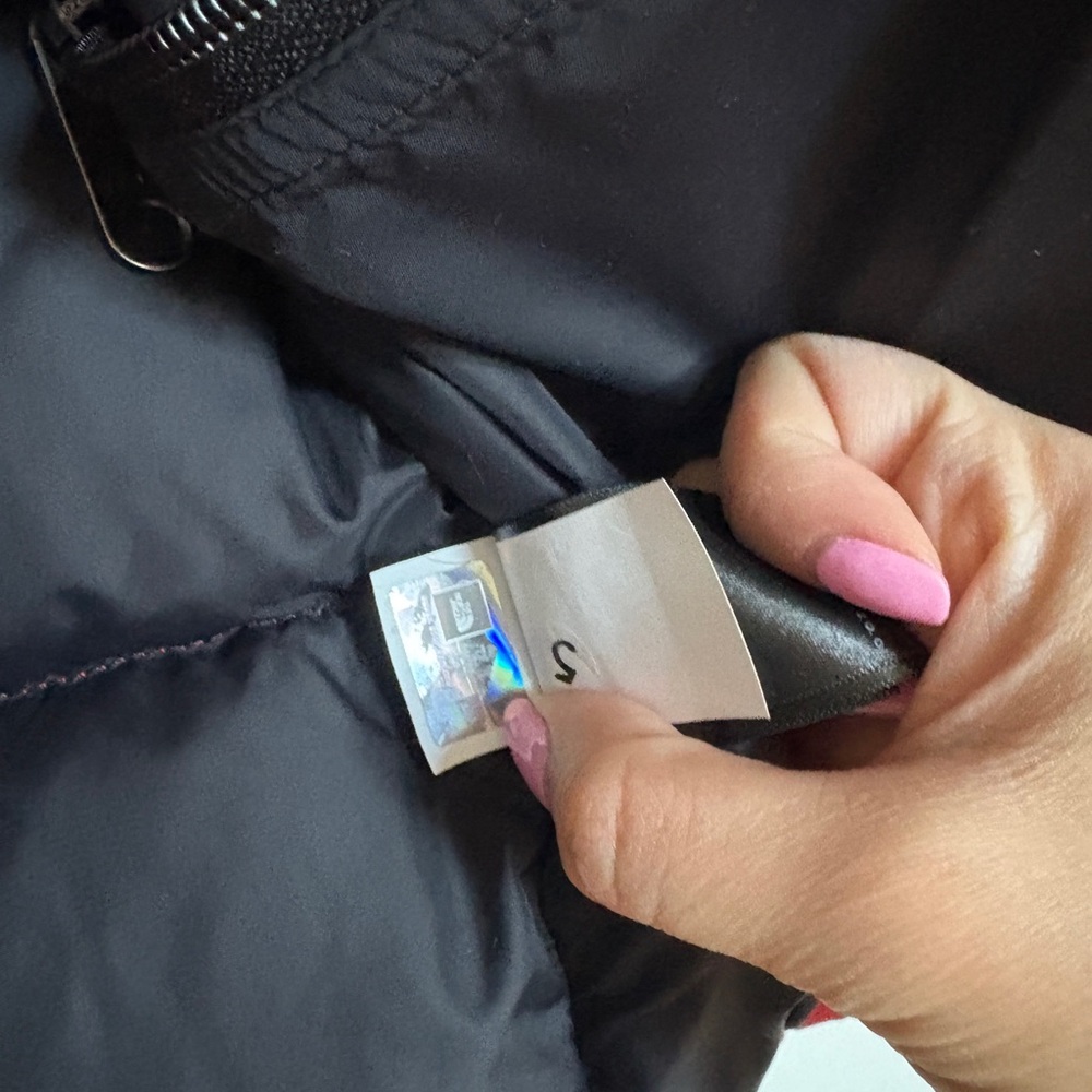 The North Face Red and Black Puffer 1996 Retro Nuptse Vest - Picture 4 of 7